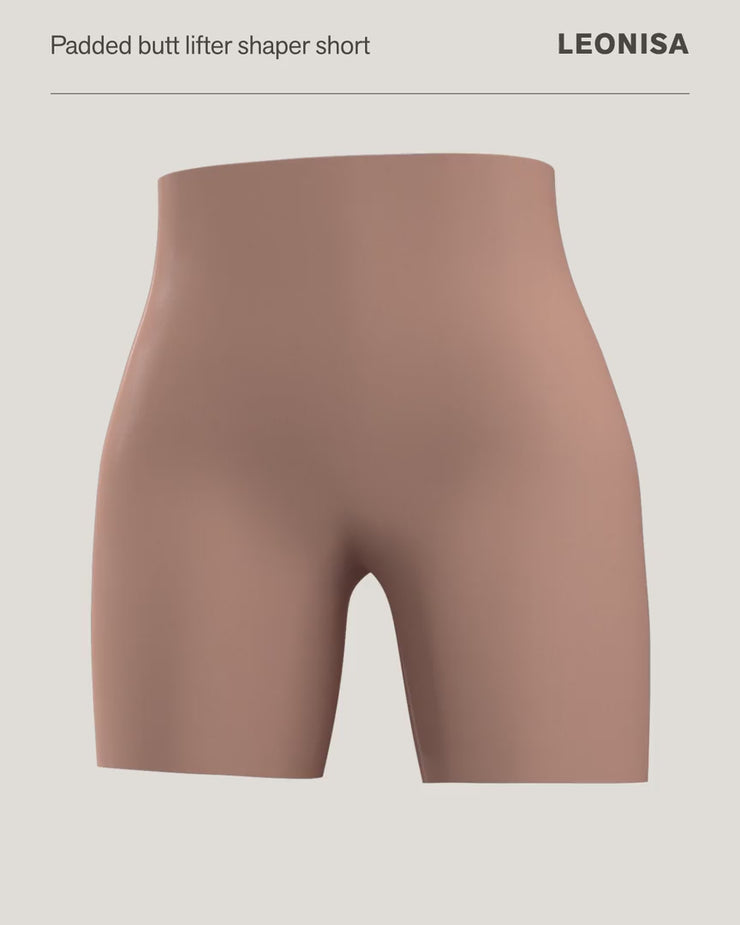Cotton Plain Round Padded Shorts for Thigh and Butt Enhancing at